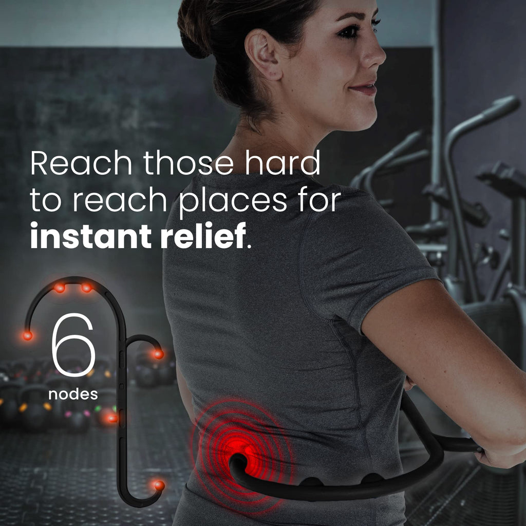 LiBa Back and Neck Massager with Trigger Point Tool | Relief

