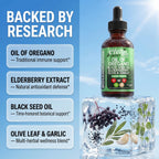 Clean Nutraceuticals Oil of Oregano Immune Support Liquid


