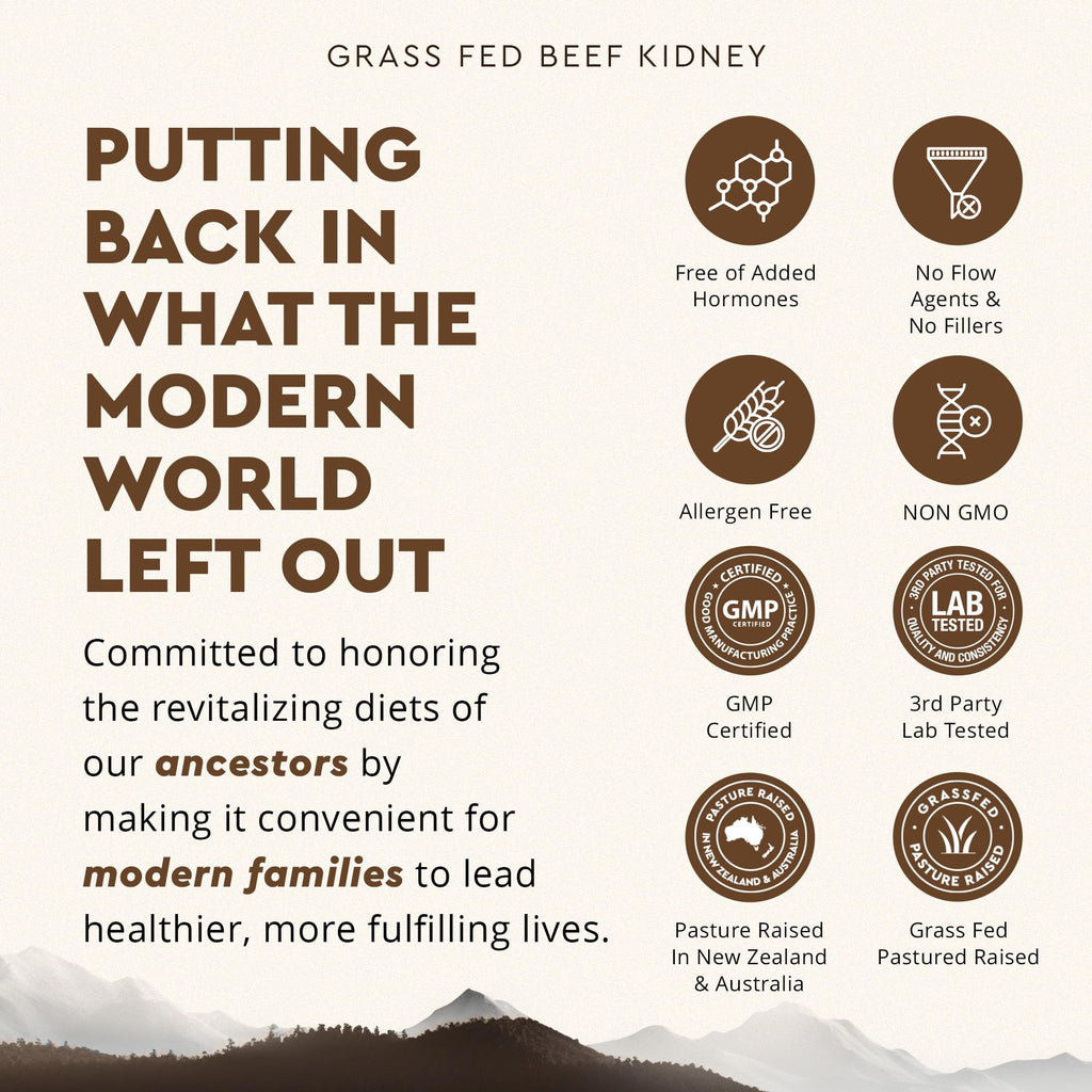 Ancestral Supplements Grass-Fed Bovine Organ Support

