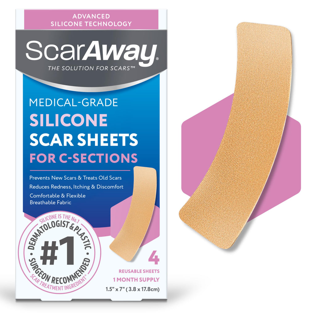 ScarAway Silicone Scar Strips - Advanced for C-Section

