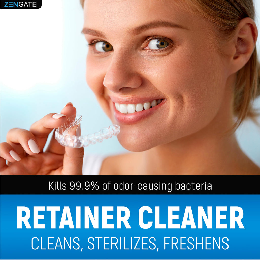 ZENGATE Retainer Cleaner Tablets for Dentures & Aligners

