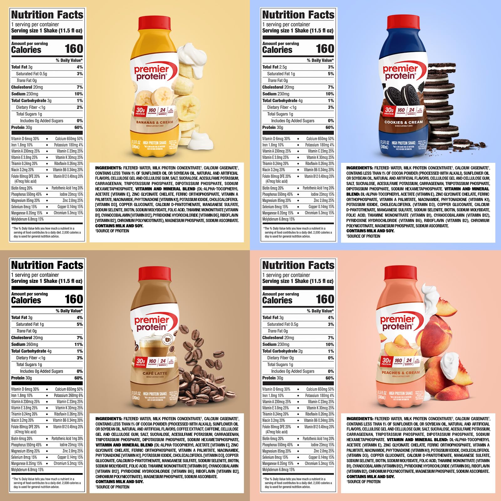 Premier Protein Shake 30g Protein | No Added Sugar

