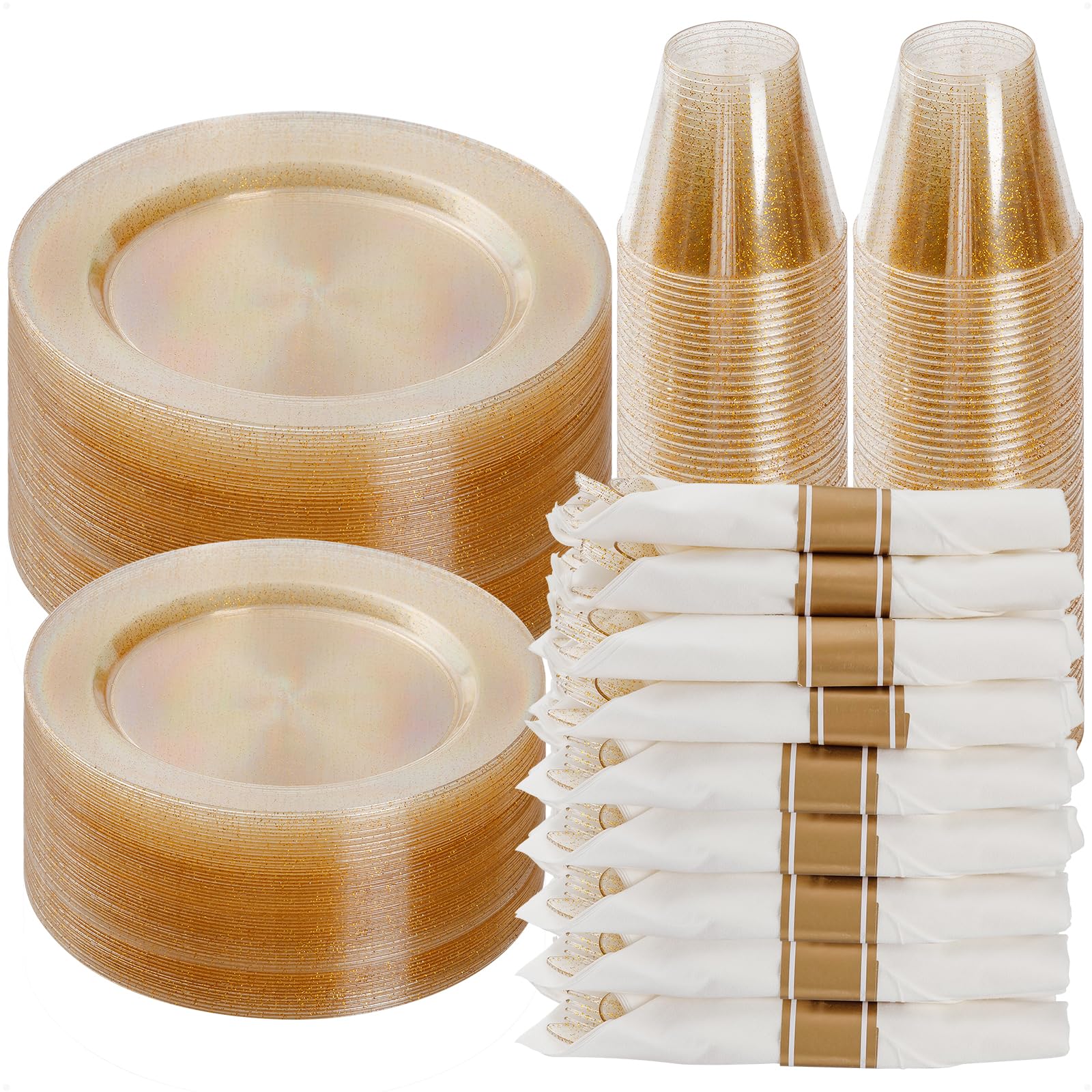 Plastic Dinnerware Set by Goodluck for Parties