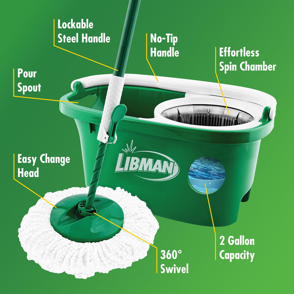 Libman Tornado Spin Mop System with Wringer

