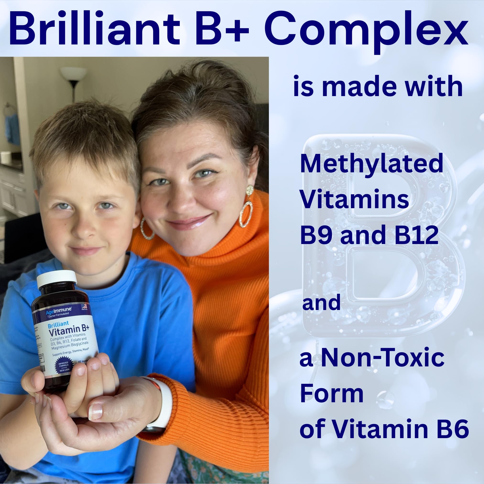 AgeImmune Vitamin B Complex Supplement

