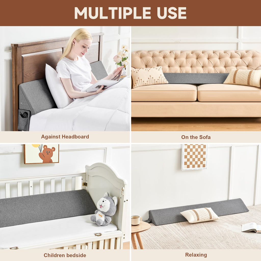 Bed Wedge Pillow for Headboard Gap | IFNOW

