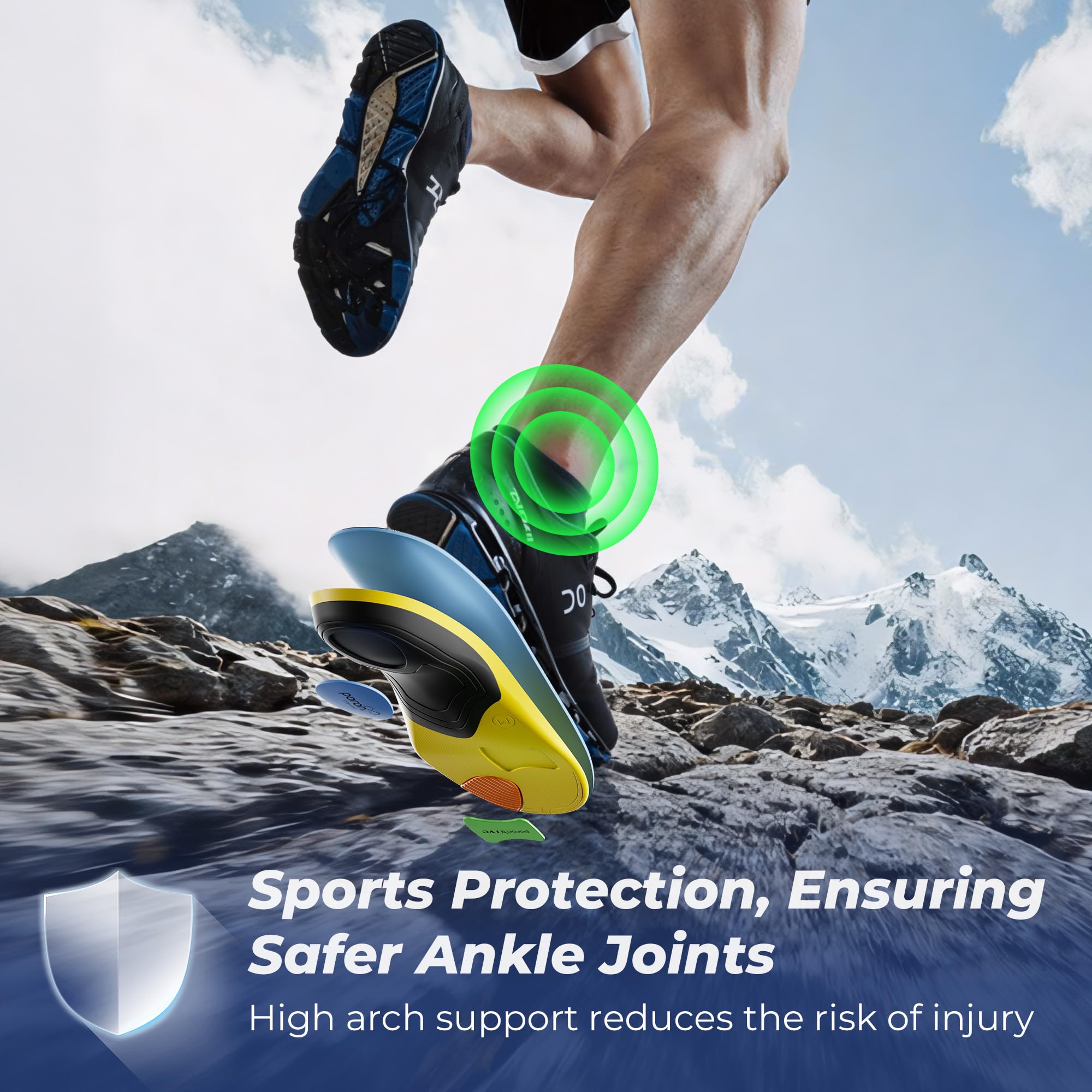 Heavy Duty Orthotics Insoles for Plantar Fasciitis | Arch Support

