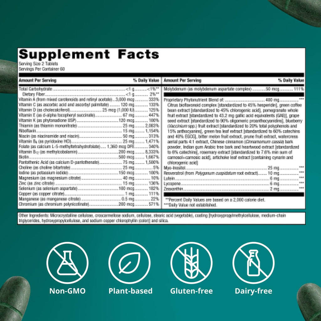 Metagenics PhytoMulti Multivitamin Without Iron - Wellness


