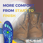 Insoles for Work Boots by Akusoli Velumi – Shock Absorbing

