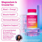 Pink Stork Magnesium Glycinate with Vitamin D for Women

