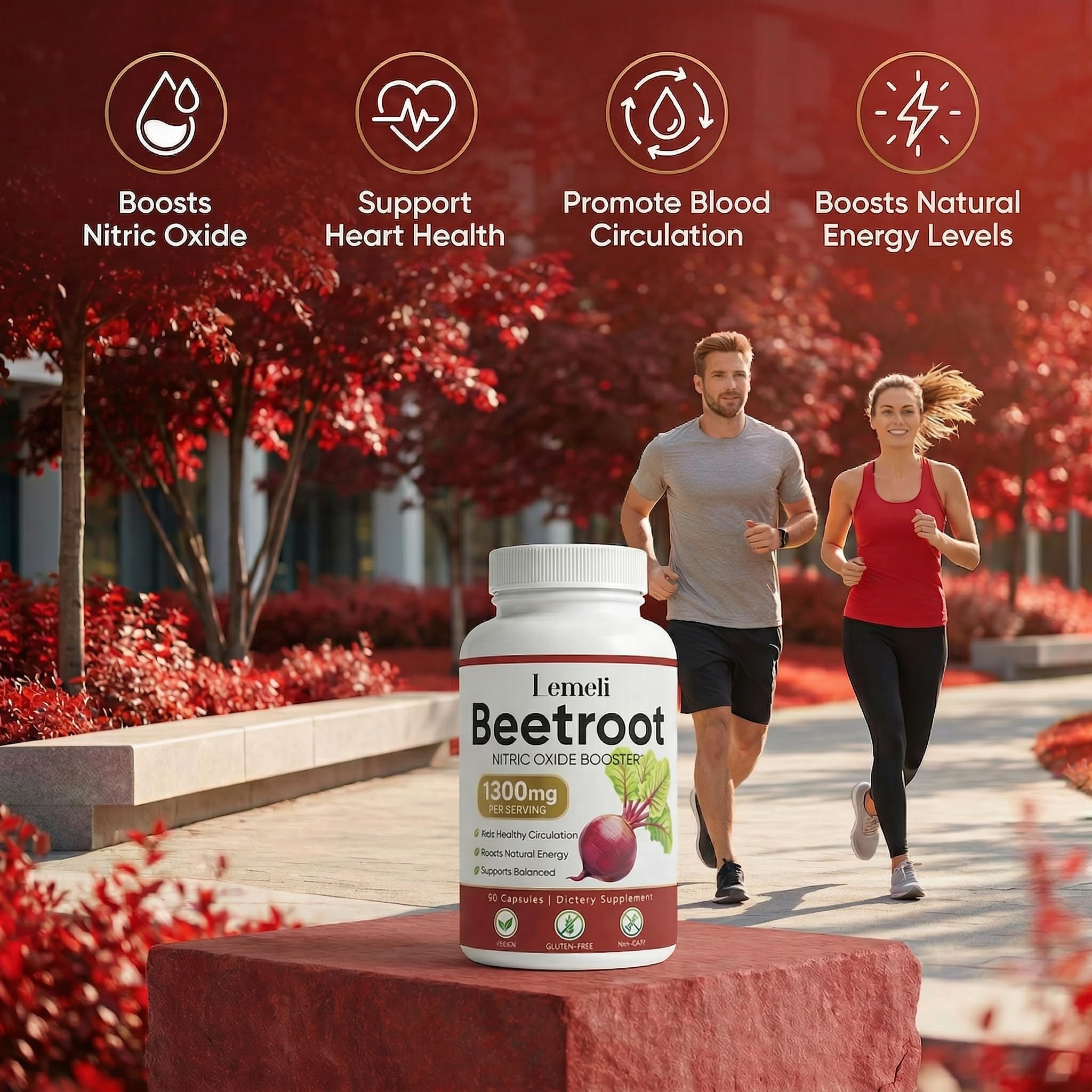 Lemeli Beetroot Capsules - Beetroot Supplement

