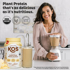 KOS Vegan Protein Powder - Plant-Based Pea Protein Blend

