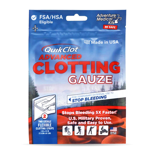 Adventure Medical Kits QuikClot Kaolin Gauze

