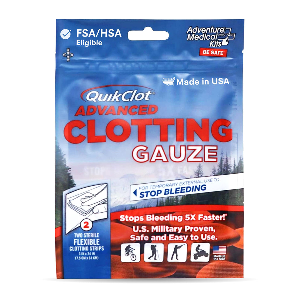 Adventure Medical Kits QuikClot Kaolin Gauze

