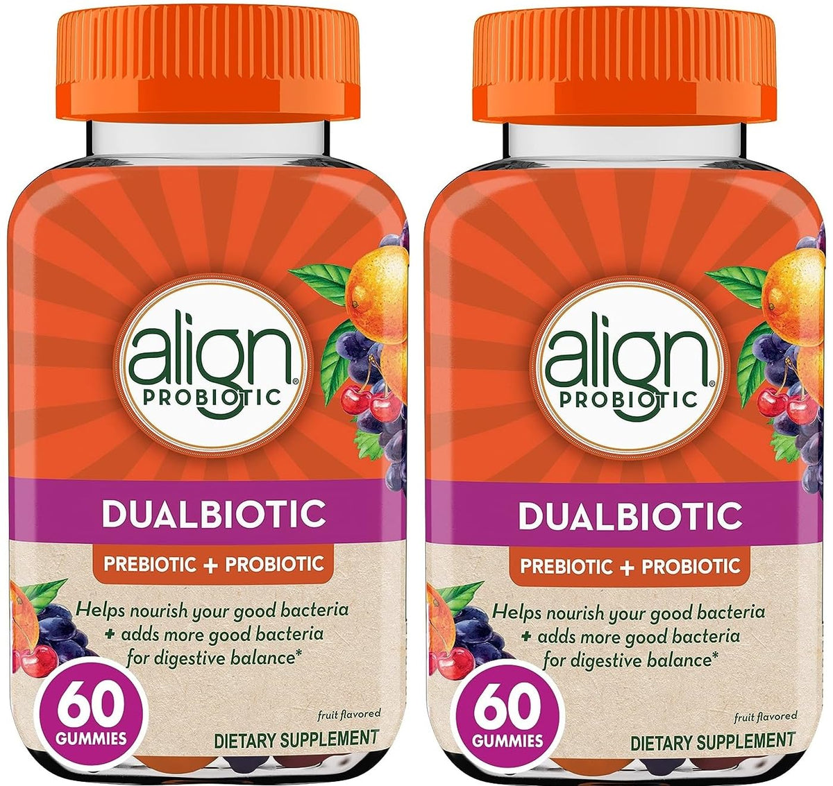 Align Probiotic Gummies with Prebiotics for Digestive Health