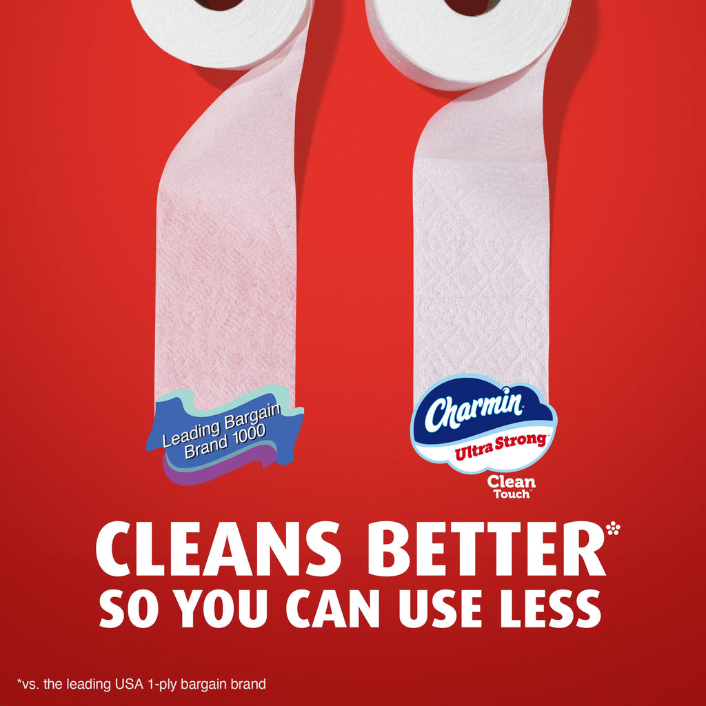 Charmin Ultra Strong Clean Touch Toilet Paper | 4x Stronger

