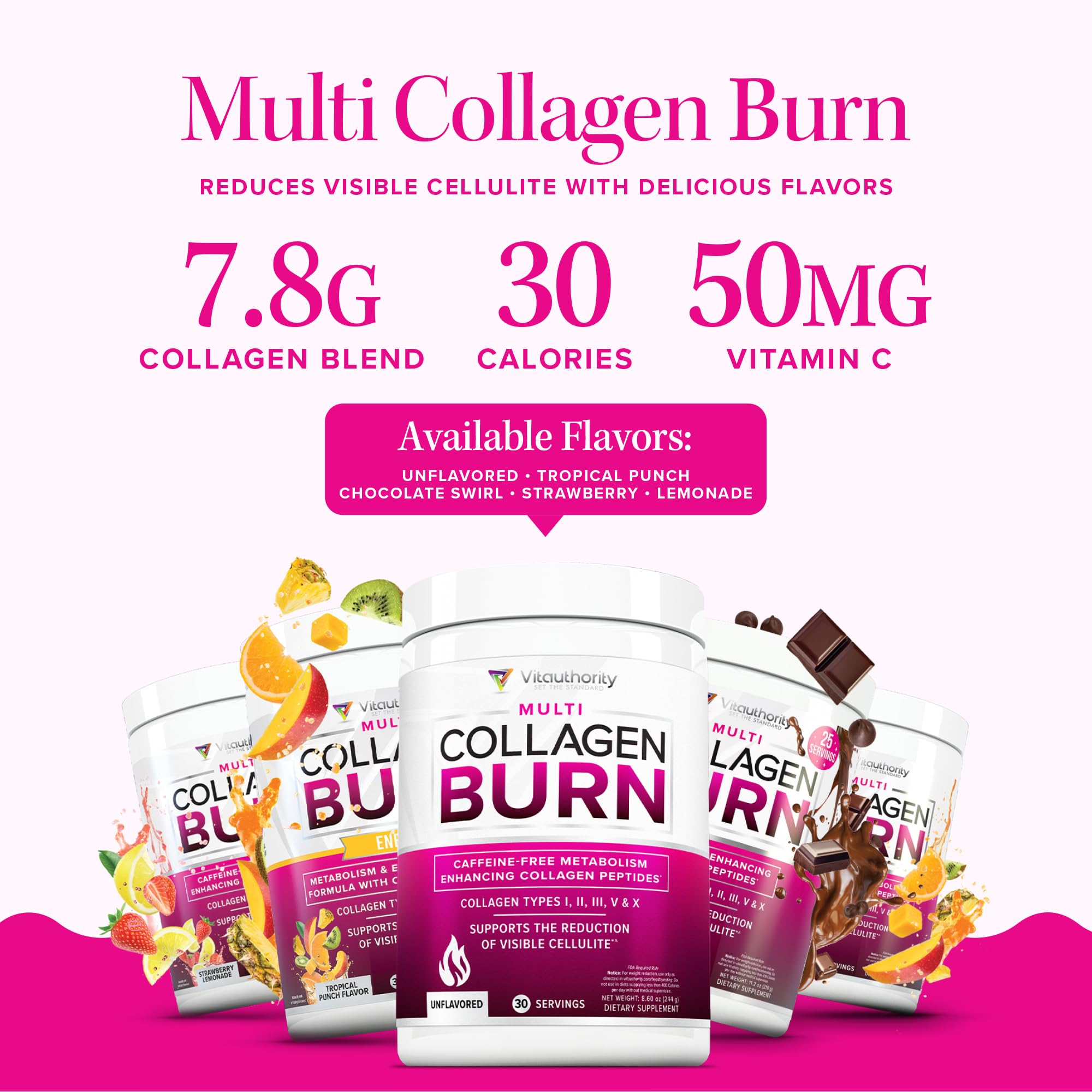 Multi Collagen Burn - Multi-Type Collagen Capsules

