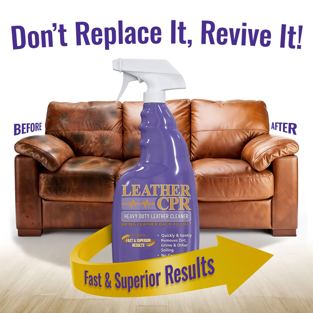 Leather CPR Heavy Duty Leather Cleaner | Deep Cleaning for Leather

