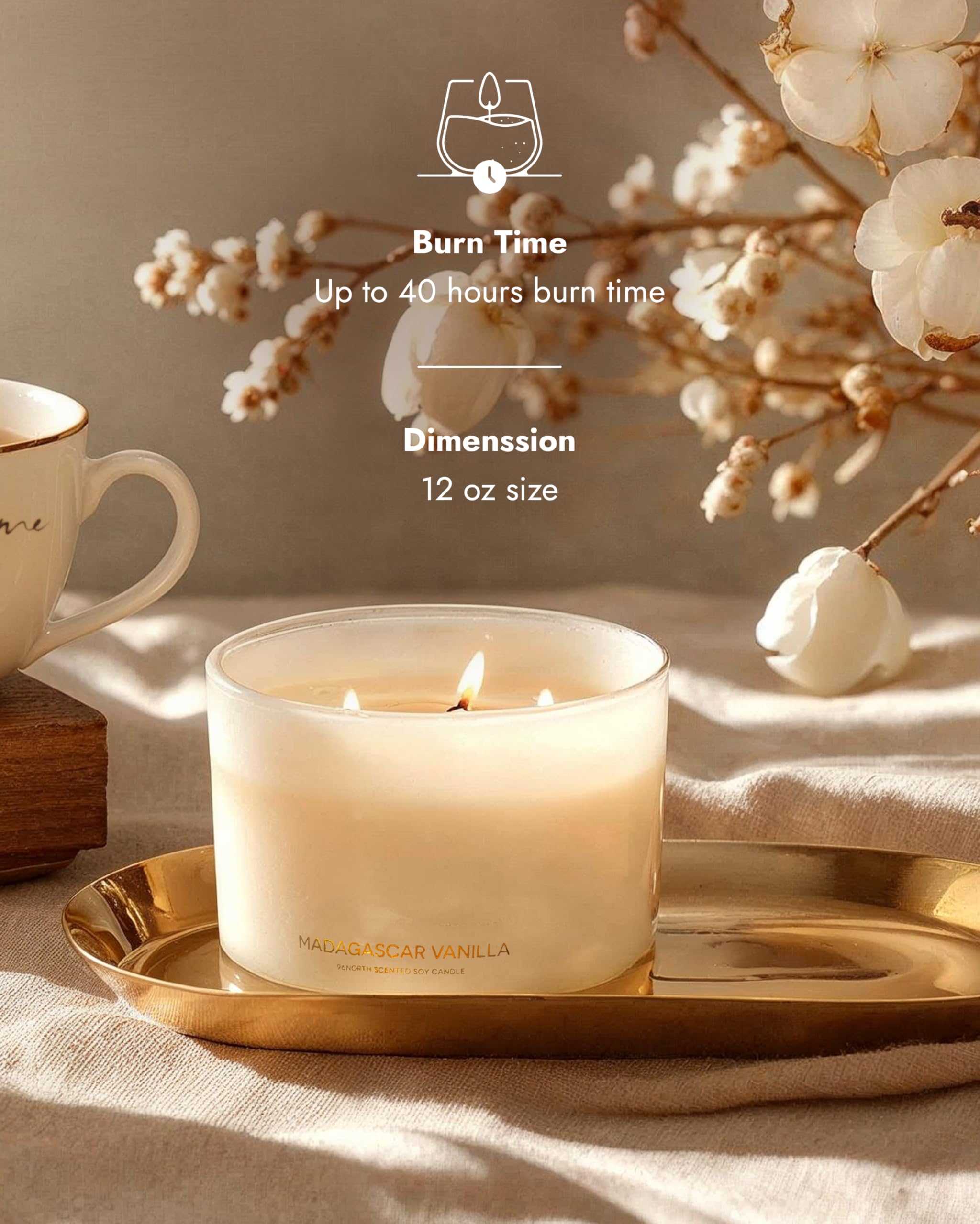 96NORTH Luxury Soy Candle Jar

