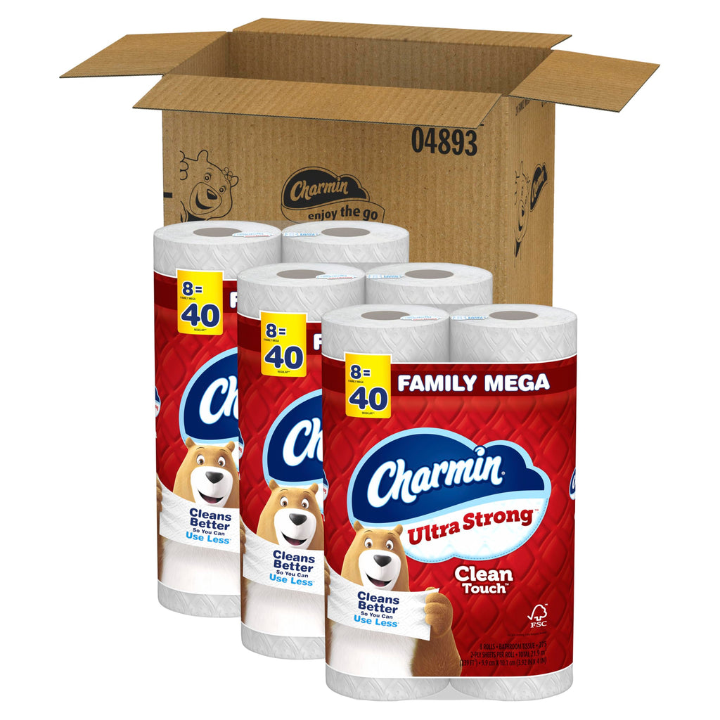 Charmin Ultra Strong Clean Touch Toilet Paper | 4x Stronger

