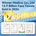 Winner Soft Face Towels - Unscented Pure Cotton Towelettes

