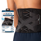 Copper Fit X-Back Back Brace - Adjustable Lumbar Support

