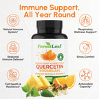 ForestLeaf Quercetin with Bromelain Capsules Immune Support

