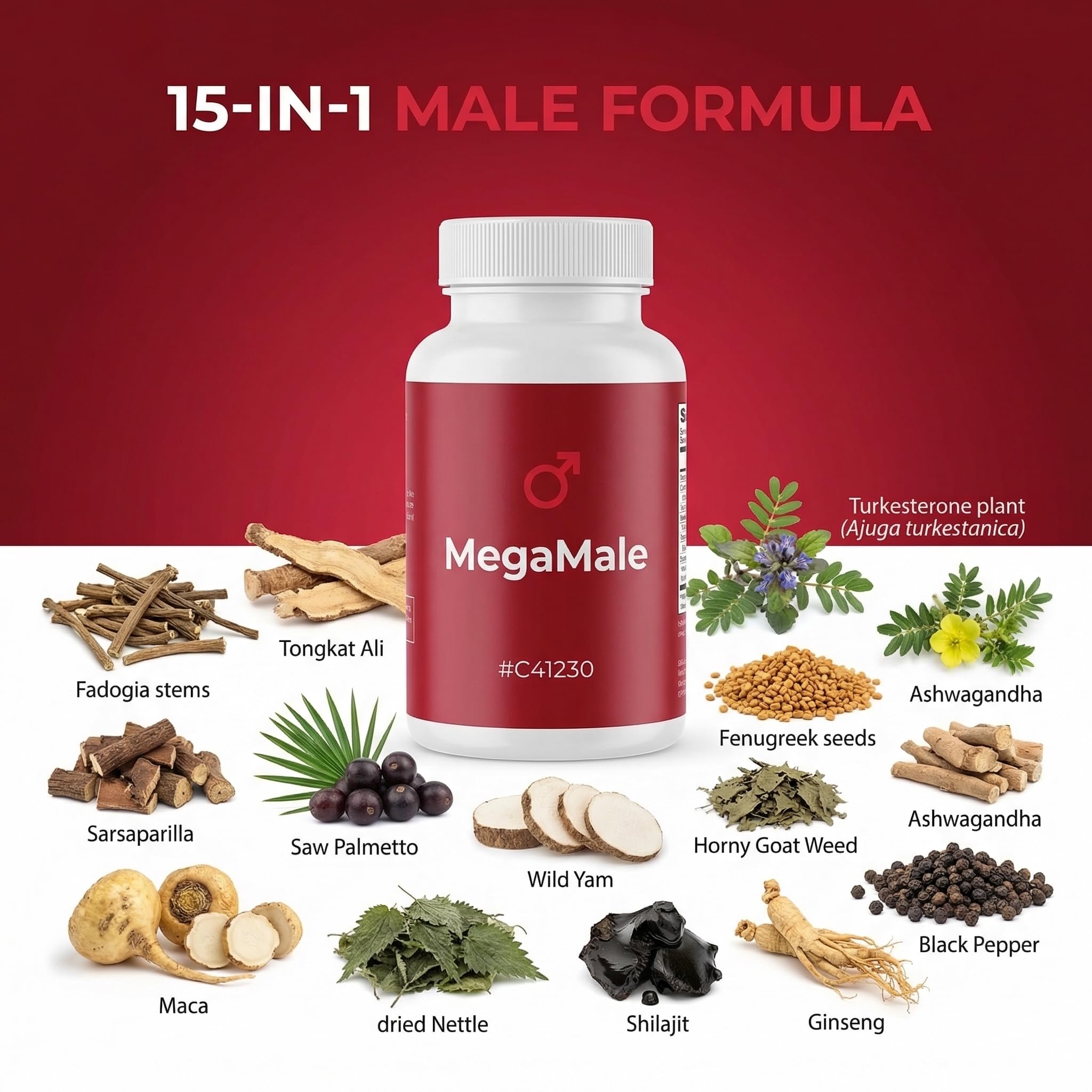 Herbal Supplement by Clean Nutraceuticals 16-in-1


