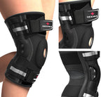 NEENCA Knee Brace with X-Strap Hinged Support

