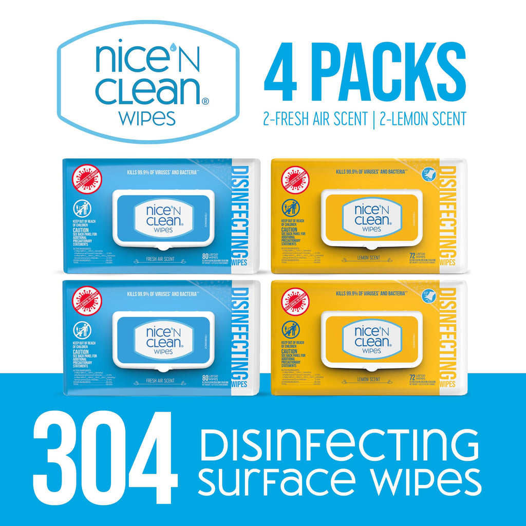 Nice 'N Clean Disinfecting Wipes - One-Step Cleaning

