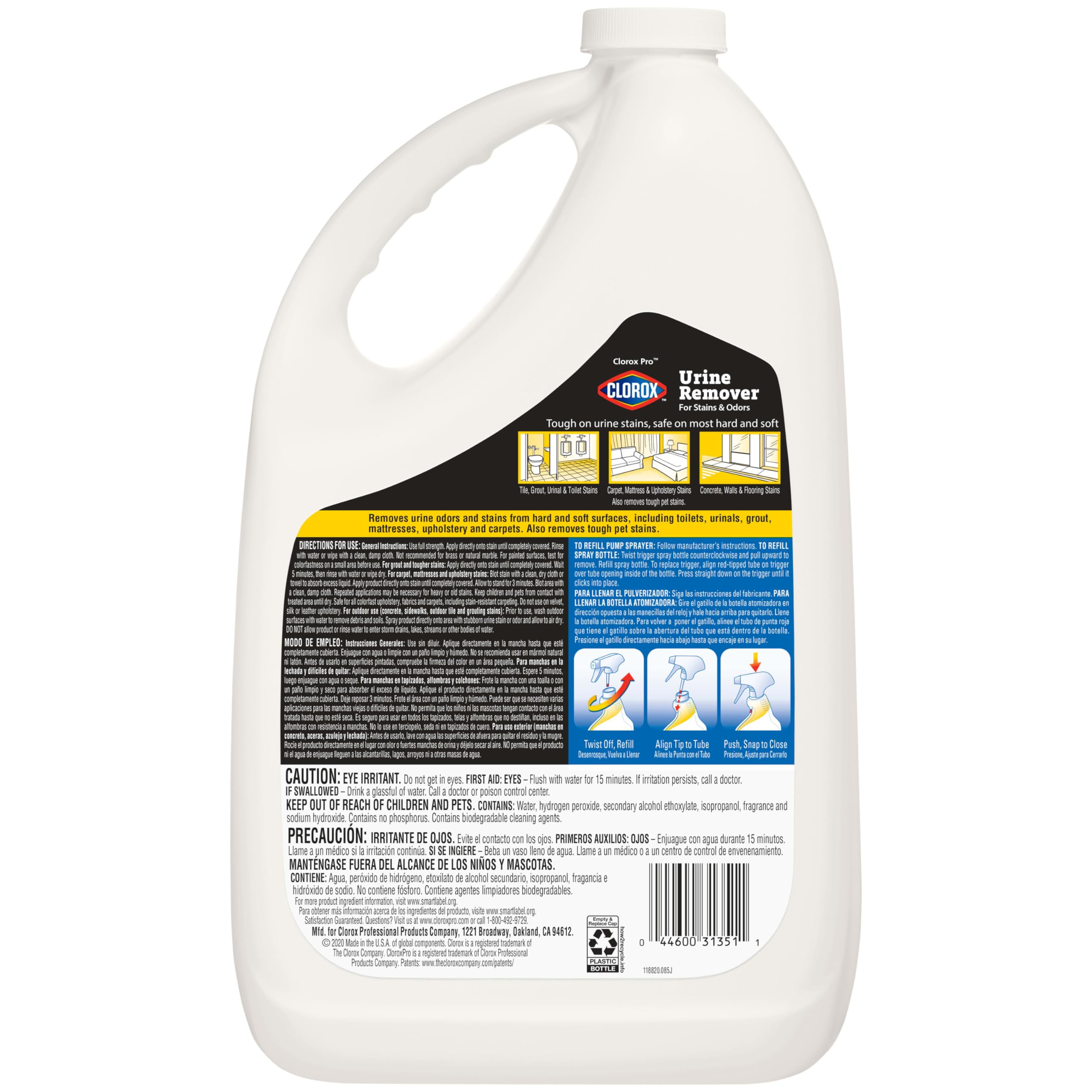 CloroxPro Urine Remover for Stains and Odors | Commercial Use

