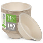 Ecovita 100% Compostable Paper Bowls Tree Free

