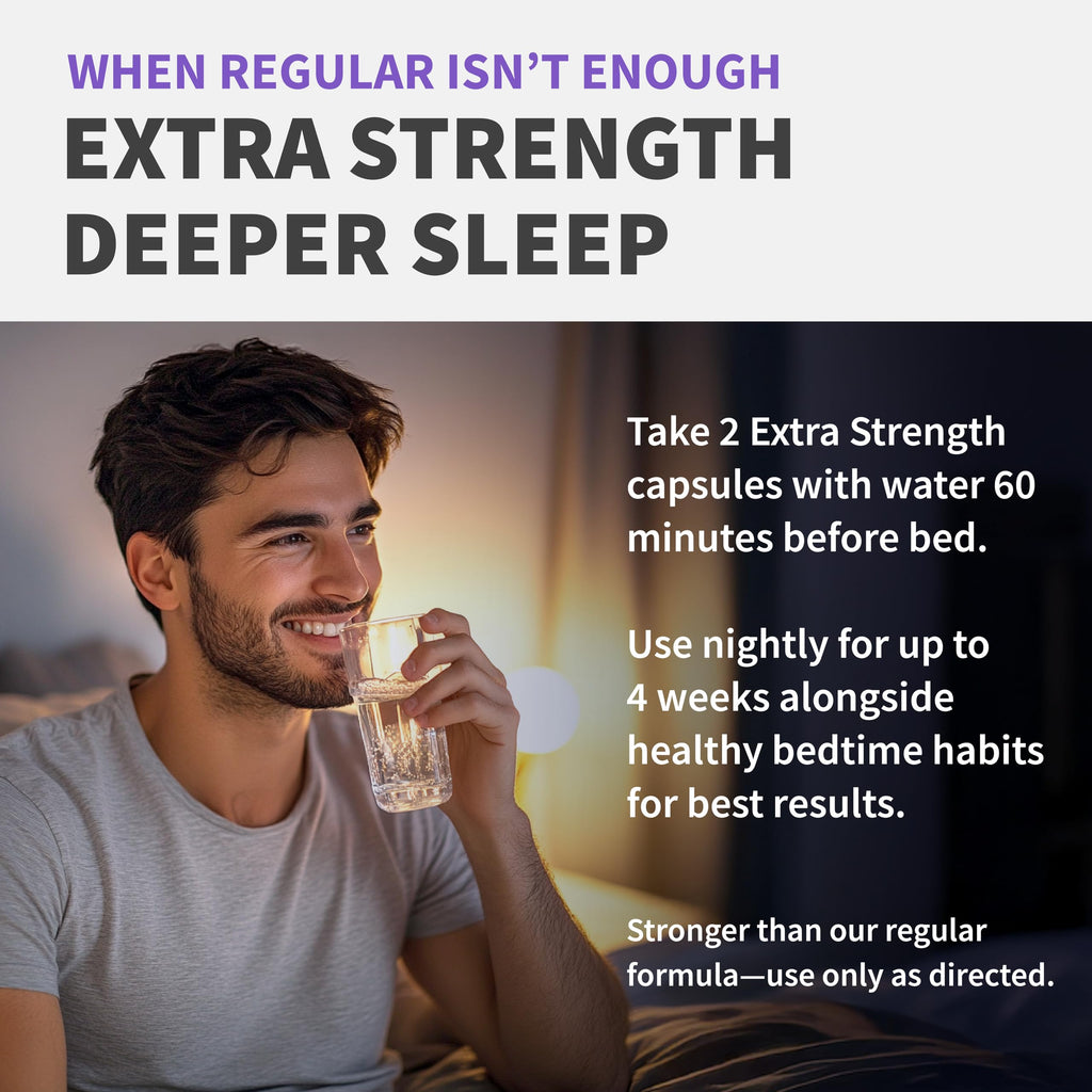 Melatonin Sleep Support Capsules with Herbal Blend

