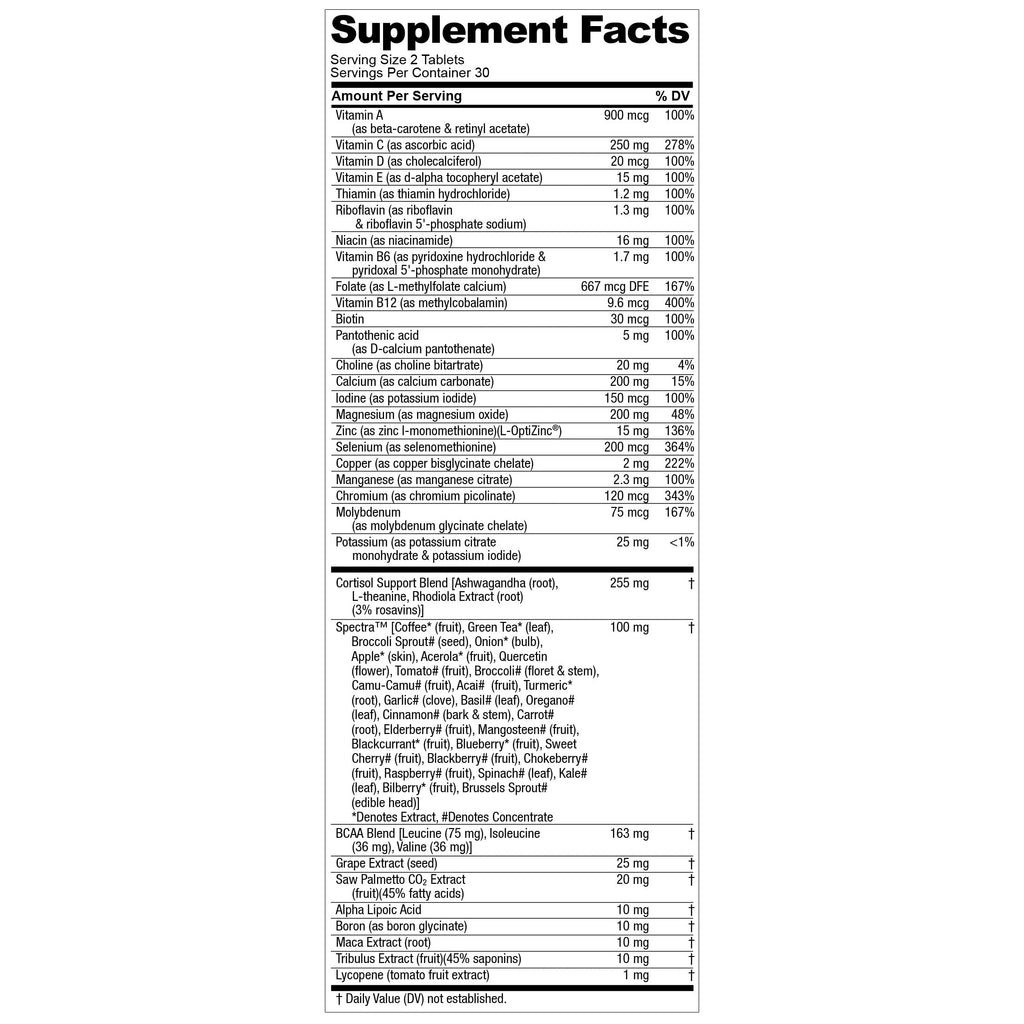 Nugenix Men's Multivitamin for Testosterone Support


