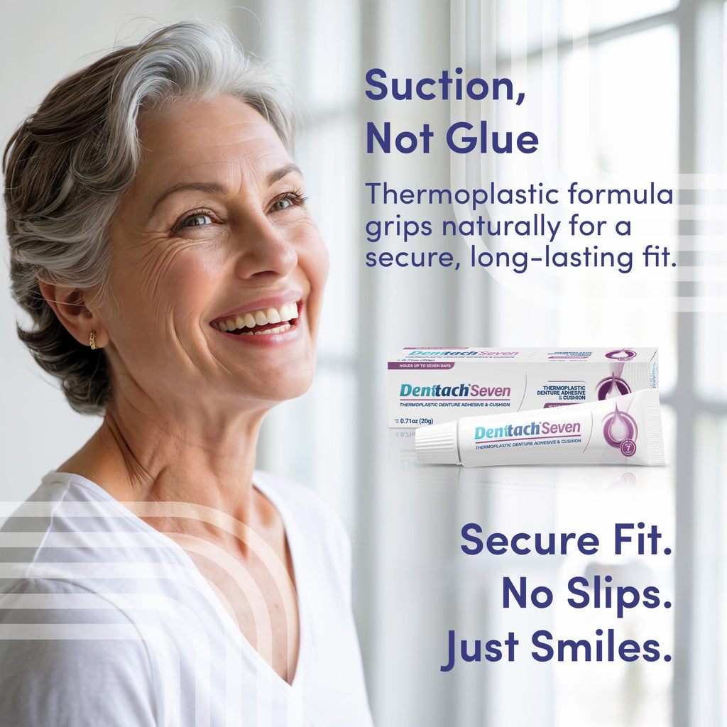 Denttach Thermoplastic Denture Adhesive Cushioned Comfort

