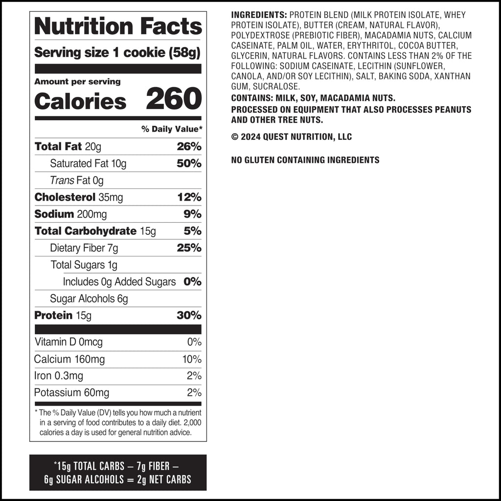 Quest Nutrition Protein Cookies - High-Protein Snack

