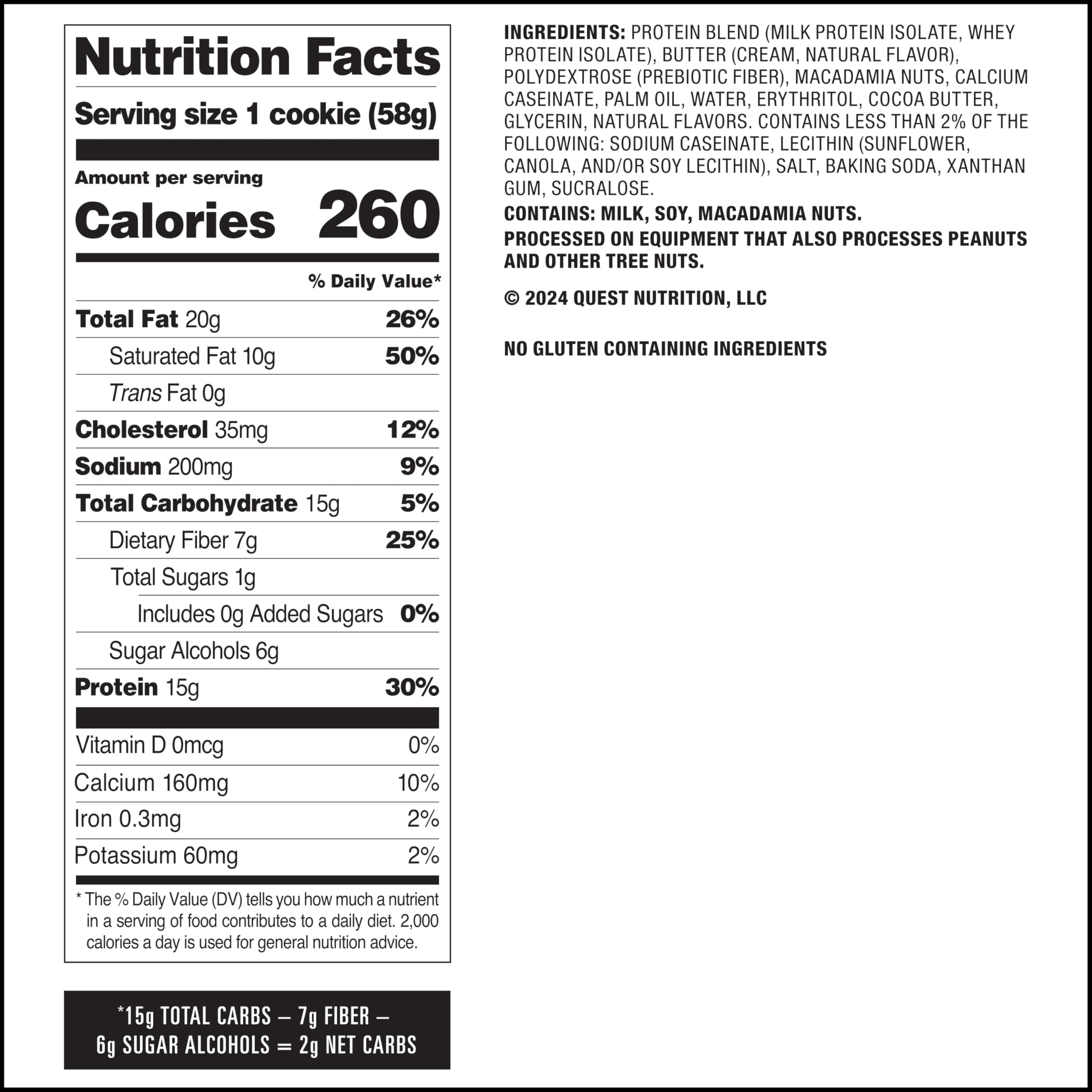 Quest Nutrition Protein Cookies - High-Protein Snack

