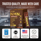 NMN NAD+ Liquid Dietary Supplement with Resveratrol & CoQ10

