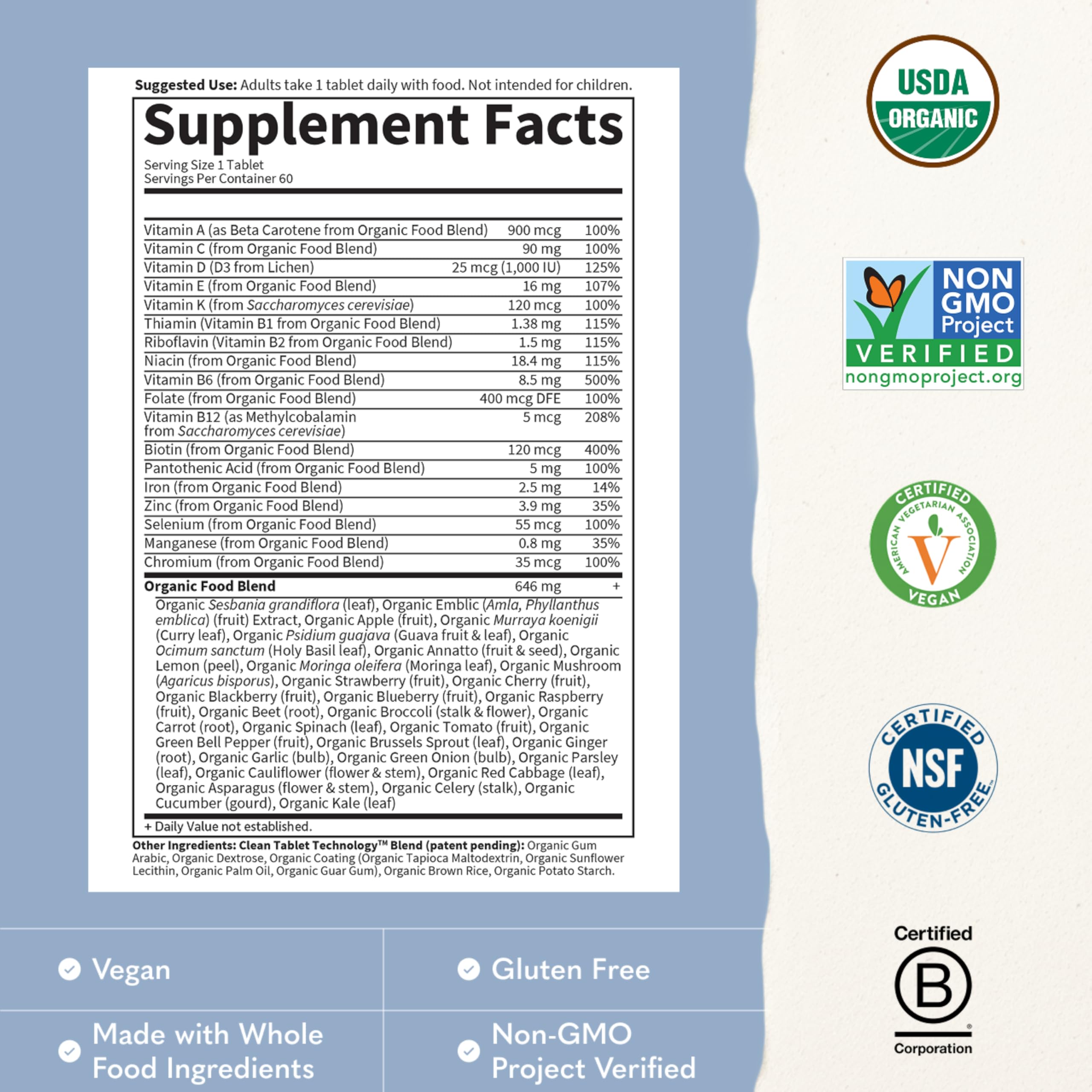 Garden of Life Men's Whole Food Multivitamin | Once Daily

