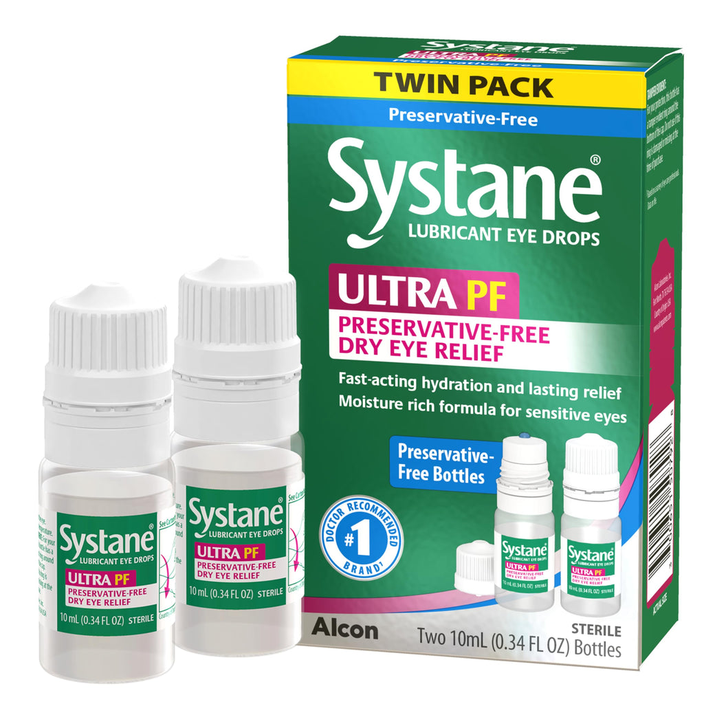 Systane Ultra Preservative-Free Eye Drops for Dry Eye Relief

