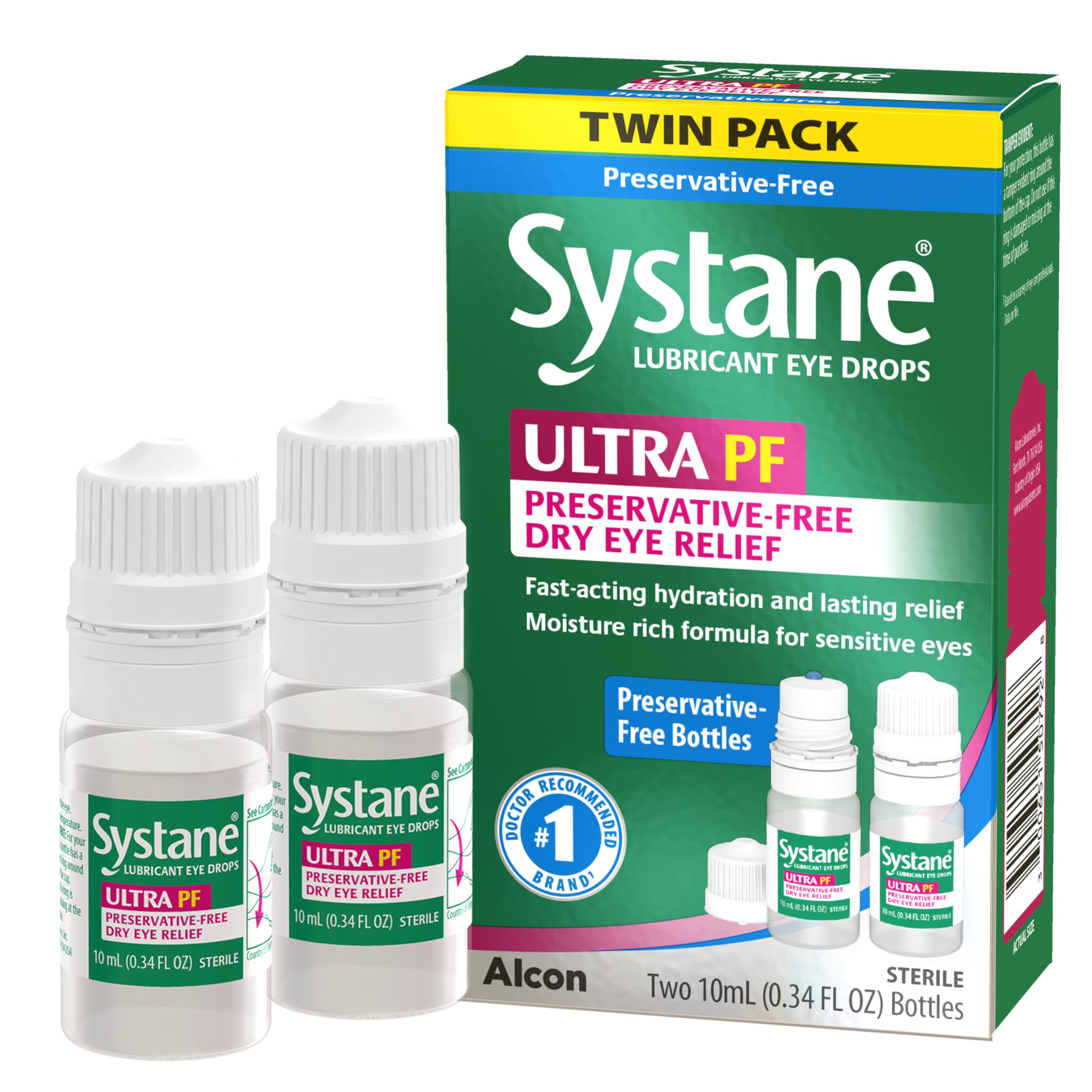 Systane Ultra Preservative-Free Eye Drops for Dry Eye Relief

