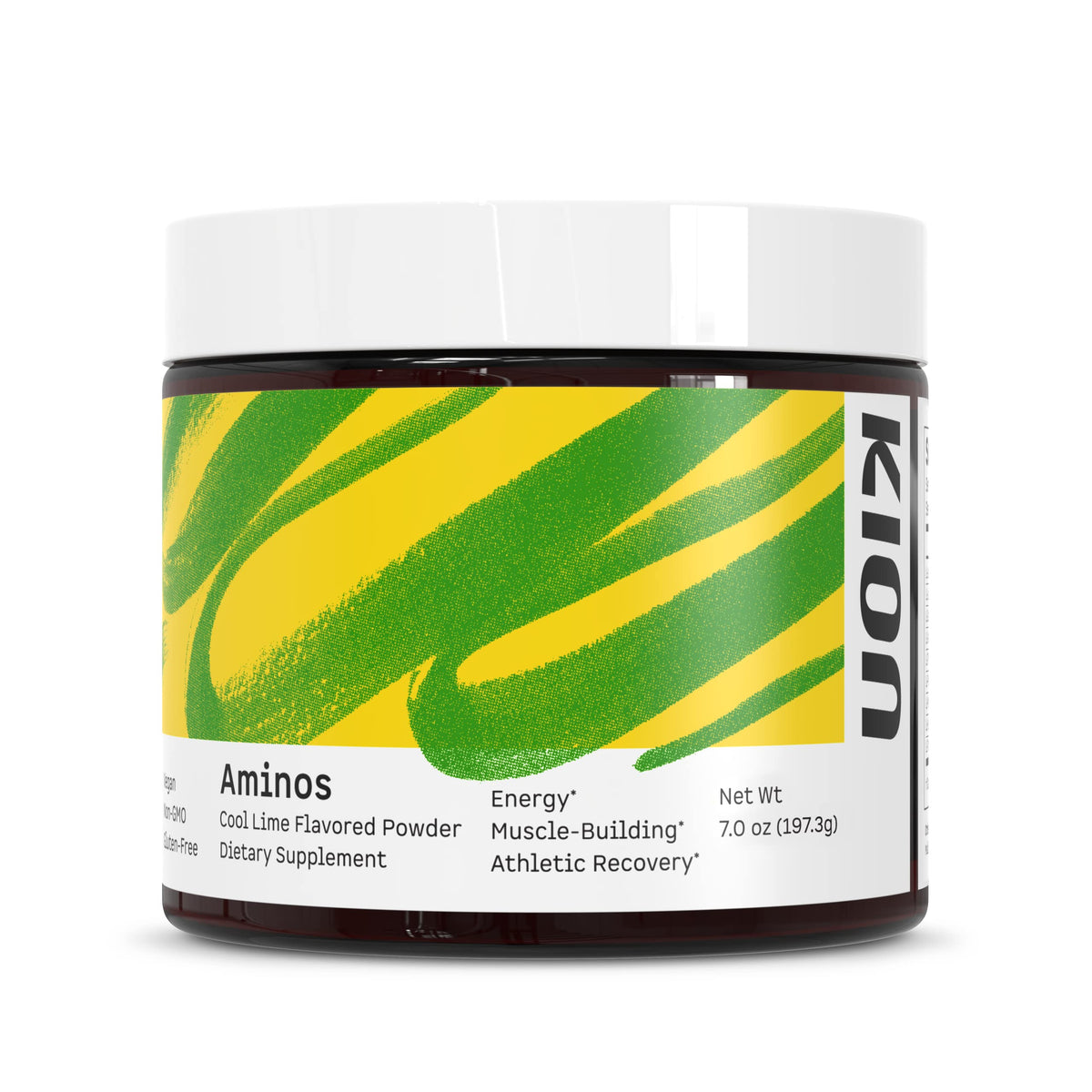 Kion Aminos Essential Amino Acids Powder - No Caffeine, BCAAs Included