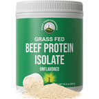 Grass Fed Beef Protein Powder Isolate - Lactose Free, Dairy Free, Whey Free