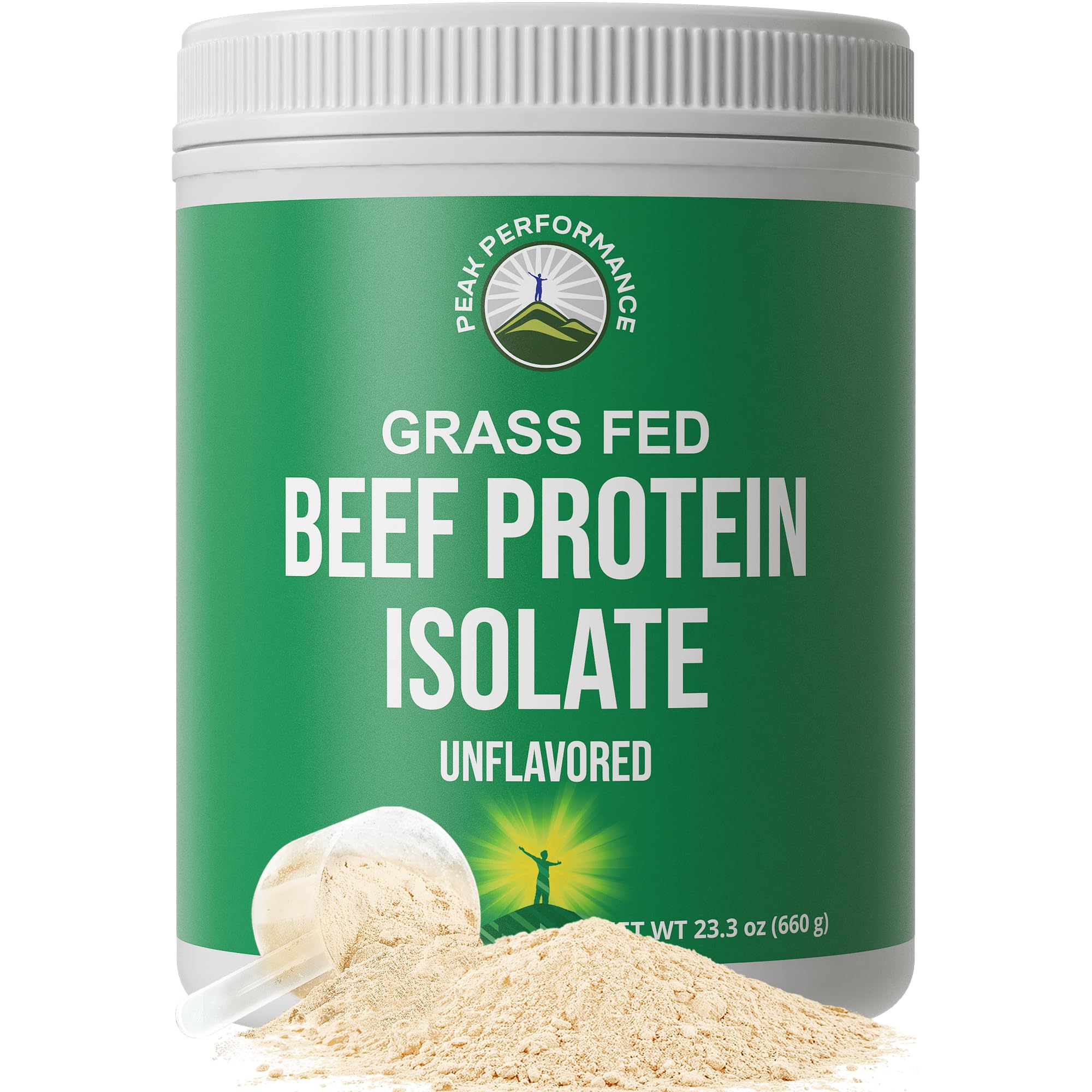 Grass Fed Beef Protein Powder Isolate - Lactose Free, Dairy Free, Whey Free