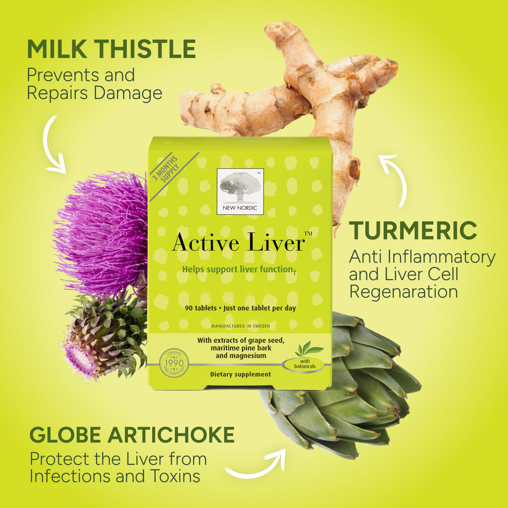 NEW NORDIC Active Liver Supplement with Milk Thistle

