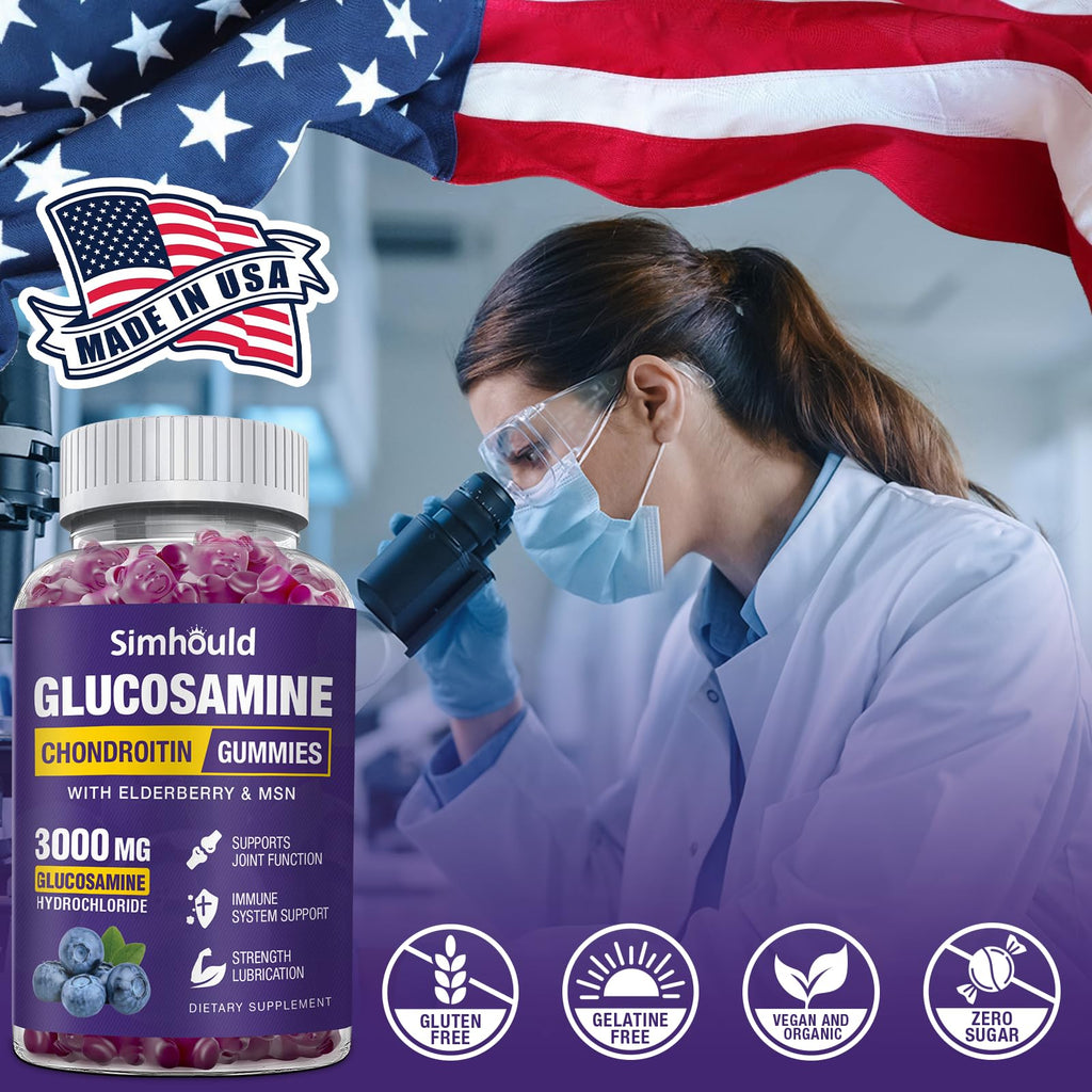 Simhould Glucosamine Chondroitin Gummies – Joint Support

