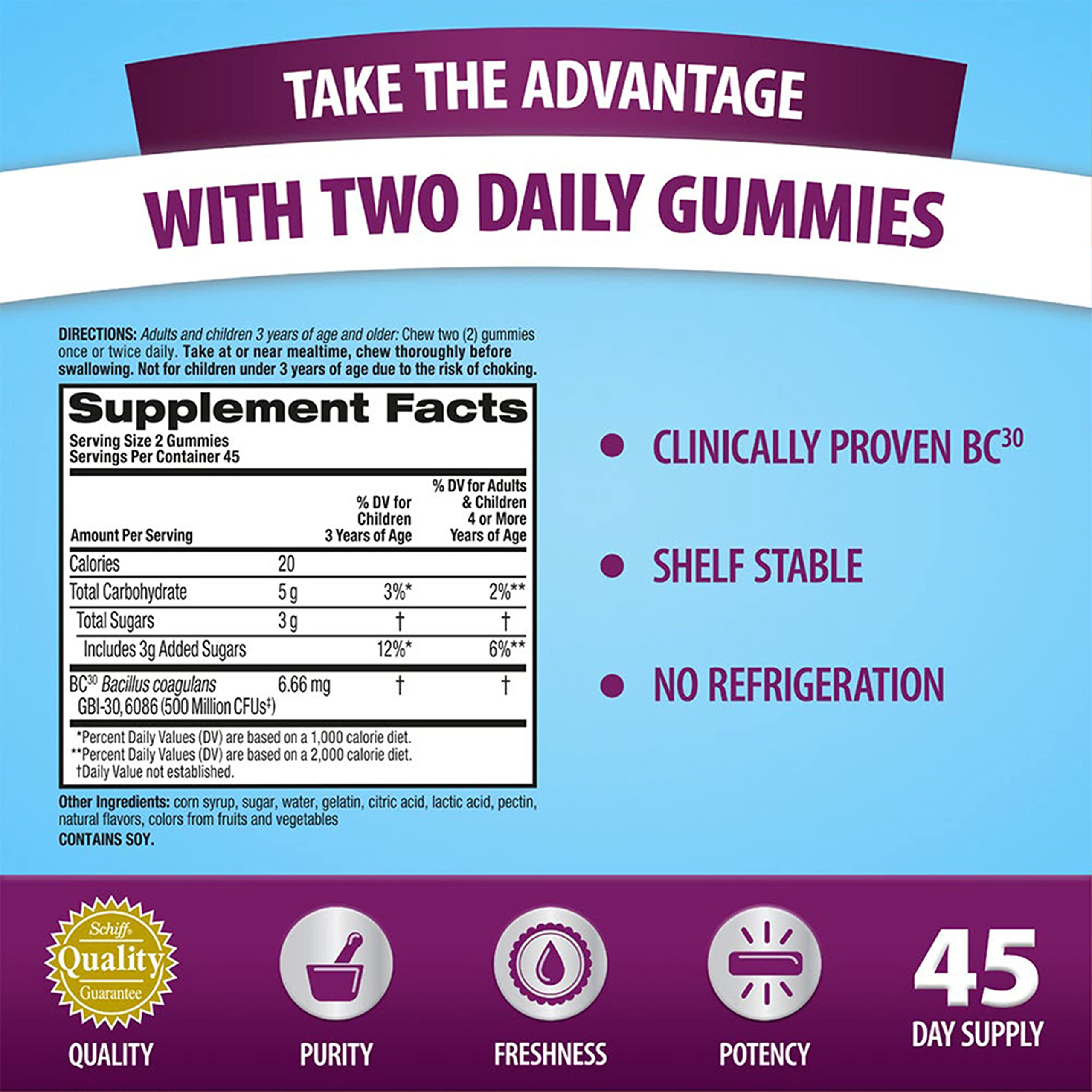 Digestive Advantage Probiotic Gummies for Digestive Health

