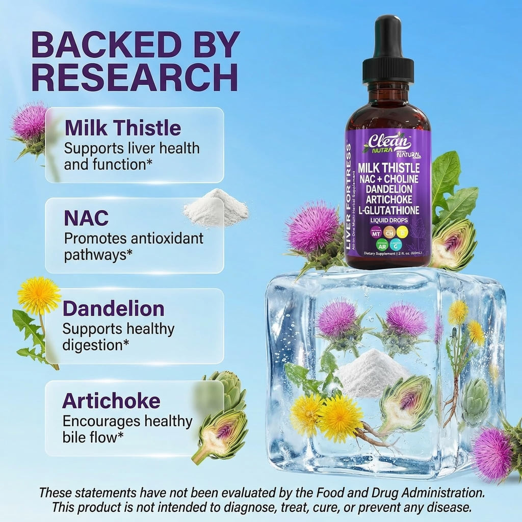 Liver Support Liquid Drops by Clean Nutraceuticals

