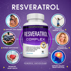 Resveratrol Complex 1800 mg Supplement | Antioxidant

