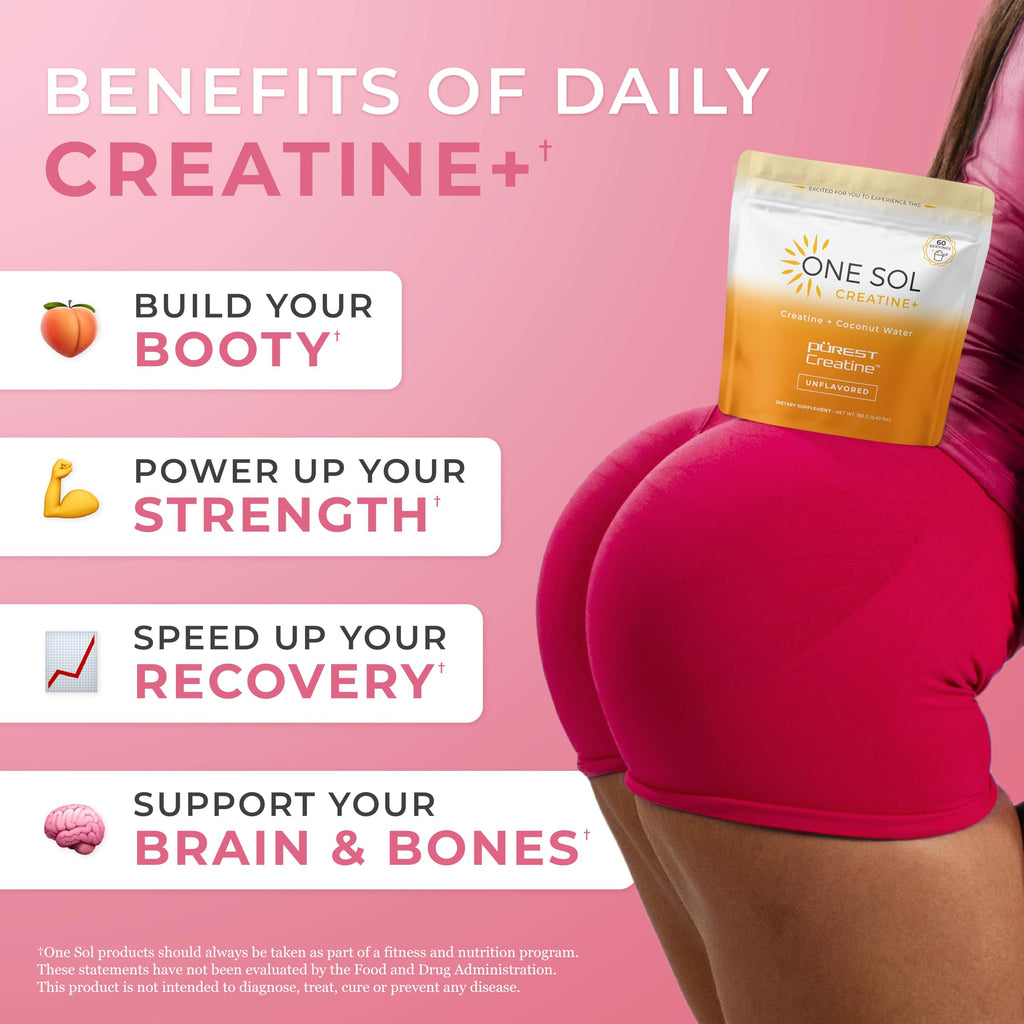 One Sol Women Creatine Powder for Muscle & Recovery

